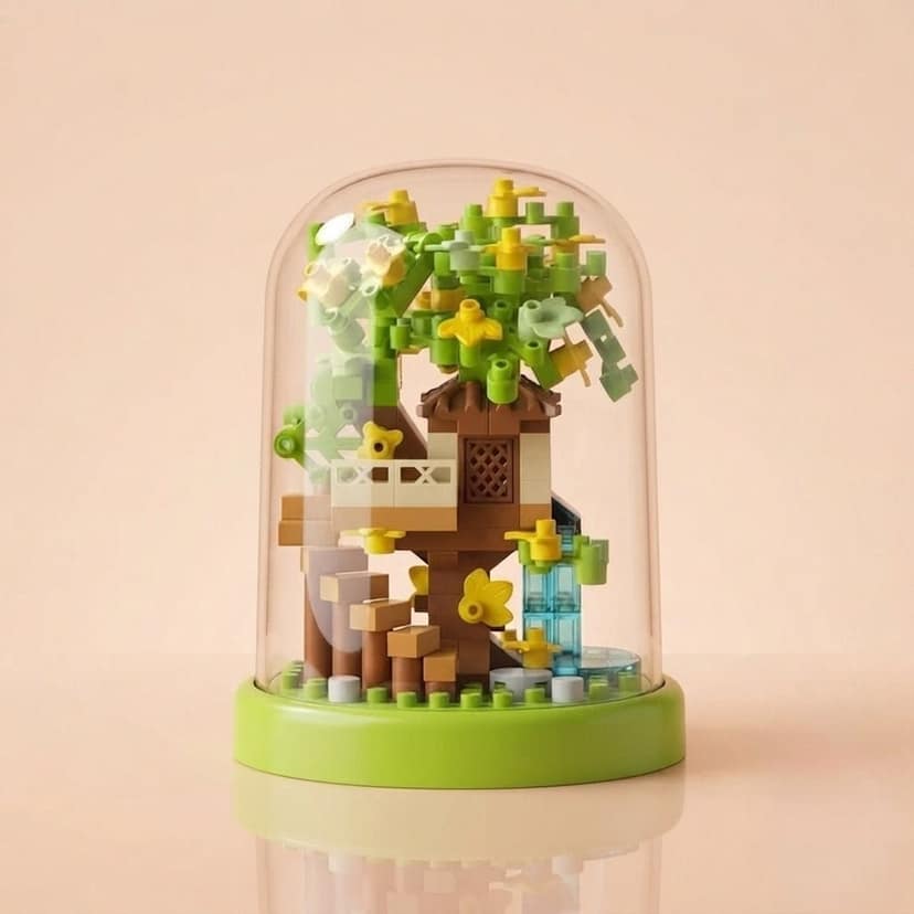Summer Green Canopy Tree Building Block (1Pc)