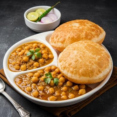 Chole Bhature 2Pcs