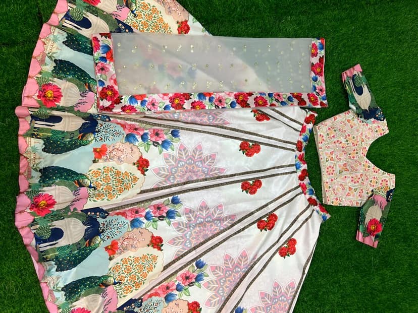 Lehenga Choli Readymade Stitched For Wedding Women Partywear Skirt Ready To Wear view 7