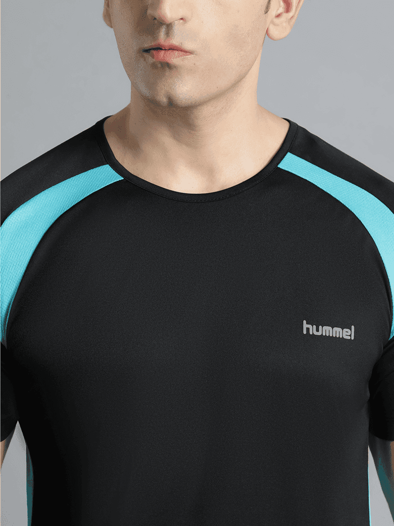 Calin Round Neck Half Sleeve Solid Regular fit Polyester T-shirt for Men Comfortable Breathable Fabric Stretchable for Everyday Use Ideal for Yoga Training Gym Running or Performance view 5
