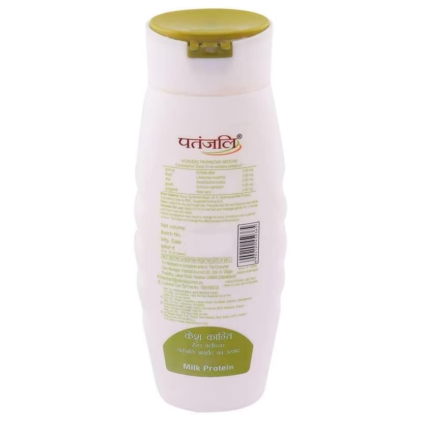 Patanjali Kesh Kanti Milk Protein Hair Cleanser Shampoo 200 Ml view 3