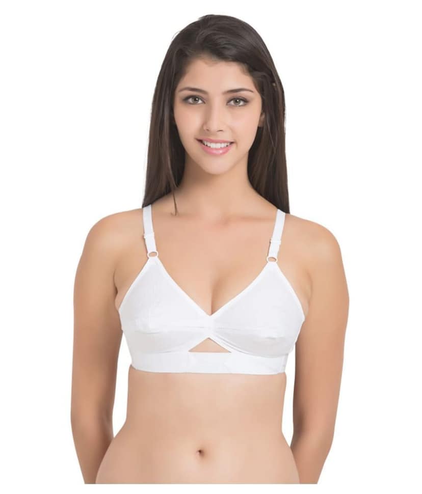 Zourt Chandkiran Regular Bra White