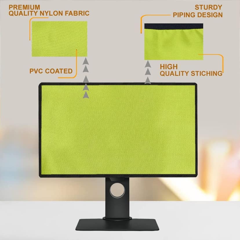 PalaP Super Premium Dust Proof Monitor Cover for Philips 27 inches Monitor (Green) view 4