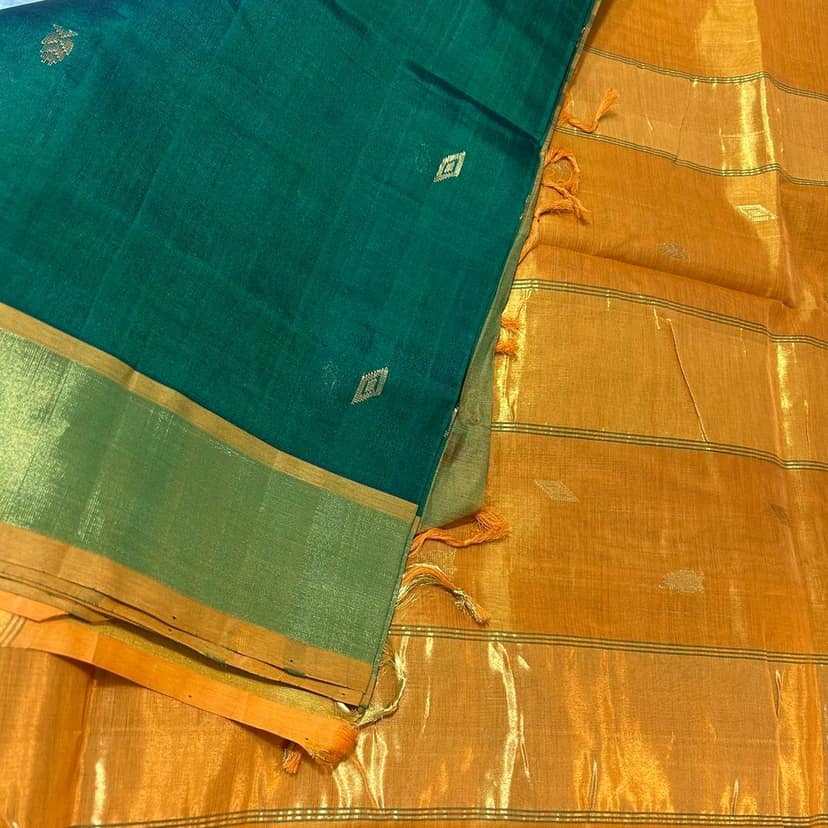 Pure silk cotton sarees view 2