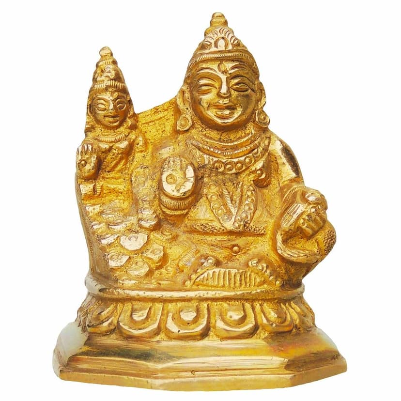 Brass Kuber Ji God Idol - Good Luck Decorative Showpiece, Height : 3 Inch (BSMAS396 A) view 2
