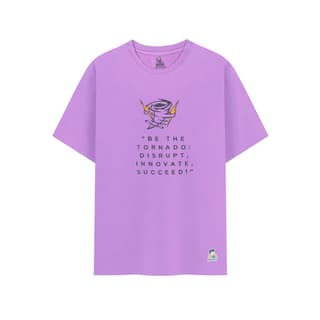 KUCHU Kids’ Unisex T-Shirt “Tornado” Digital Print | Soft Cotton-Modal Blend | Breathable, Durable & Comfortable Casual Wear for Boys & Girls