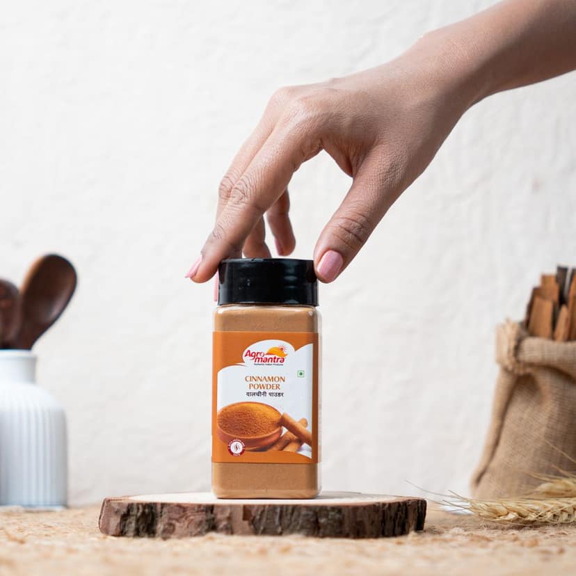Agro Mantra Cinnamon Powder/dalchini 100g | Rich & Aromatic | Sourced from Kerala | Perfect for Baking, Chai, Biryani & Desserts | Finely Ground for Seamless Blending | Fresh & Preservative-Free view 6