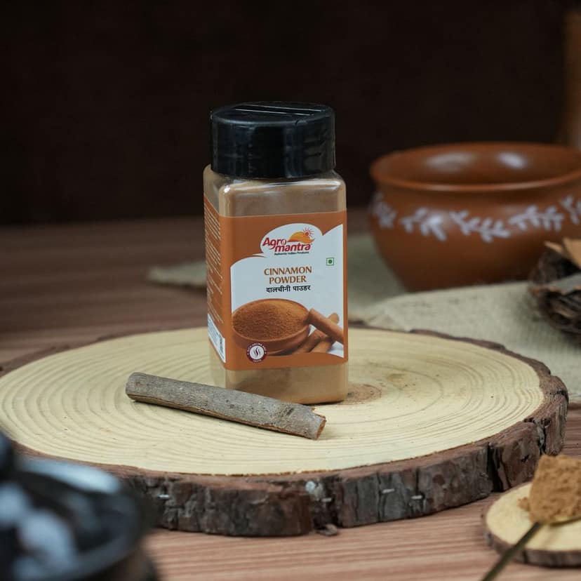 Agro Mantra Cinnamon Powder/dalchini 100g | Rich & Aromatic | Sourced from Kerala | Perfect for Baking, Chai, Biryani & Desserts | Finely Ground for Seamless Blending | Fresh & Preservative-Free view 7