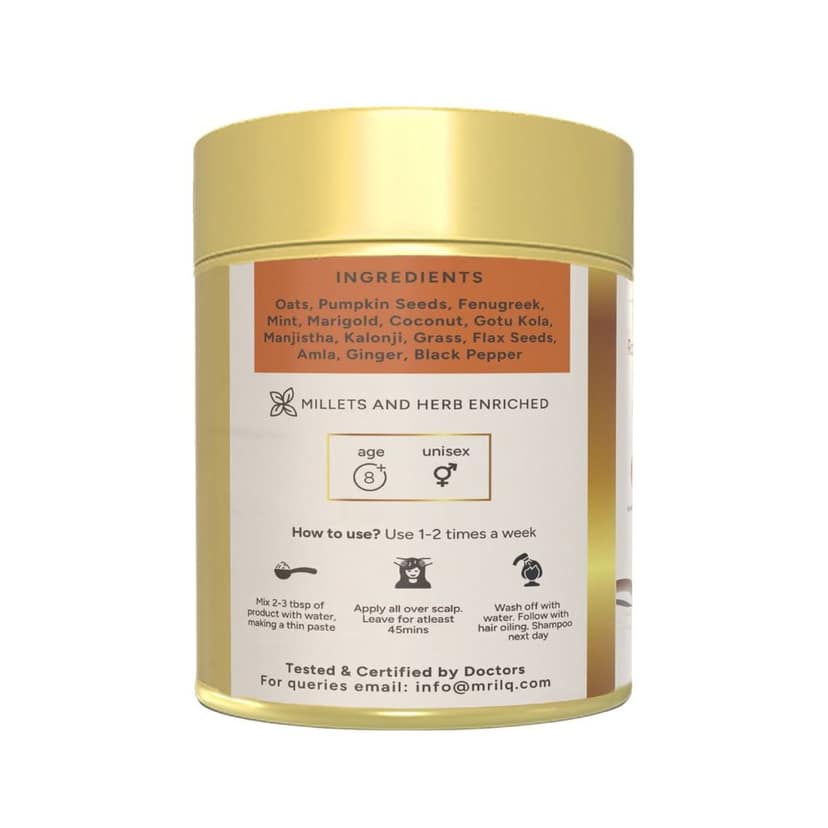 MrilQ Root Basic | Hair Mask | Heals Scalp Infection | Controls Wet Dandruff | Control Hair fall | Nourishes Hair view 2