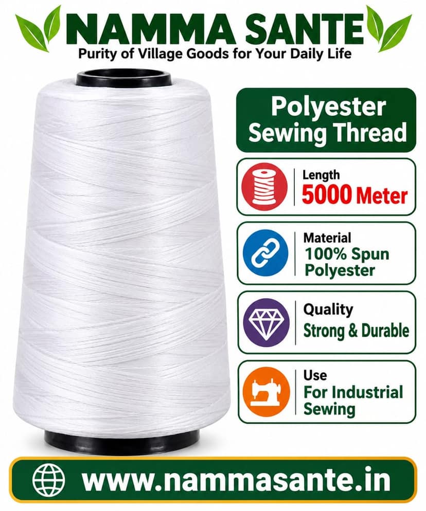 Polyester Sewing Thread 5000 Metre view 2