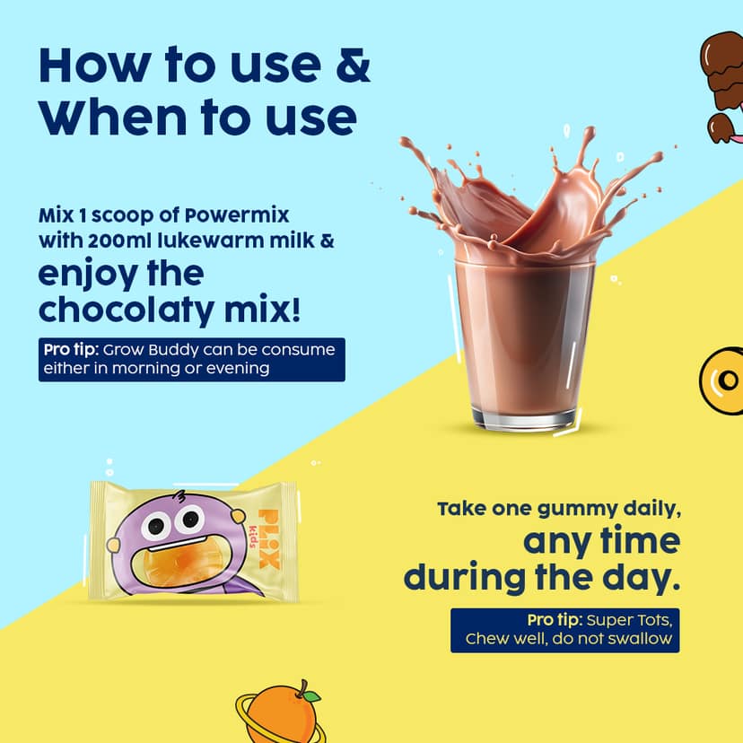 Grow Buddy Healthy Chocolaty Powermix | 7-12 Years __Expert Pack__ view 5