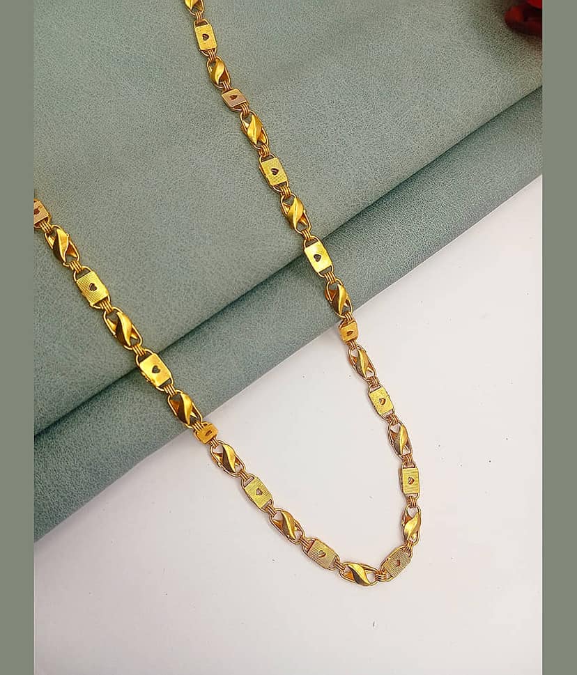 KRIMO Gold Plated Chain ( Set of 1 )