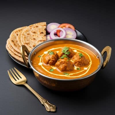 Butter Chicken Bowl (2 Pcs Paratha)