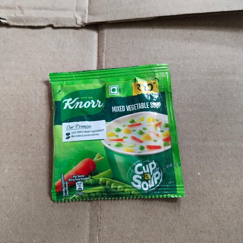 Knorr mixed veg soup