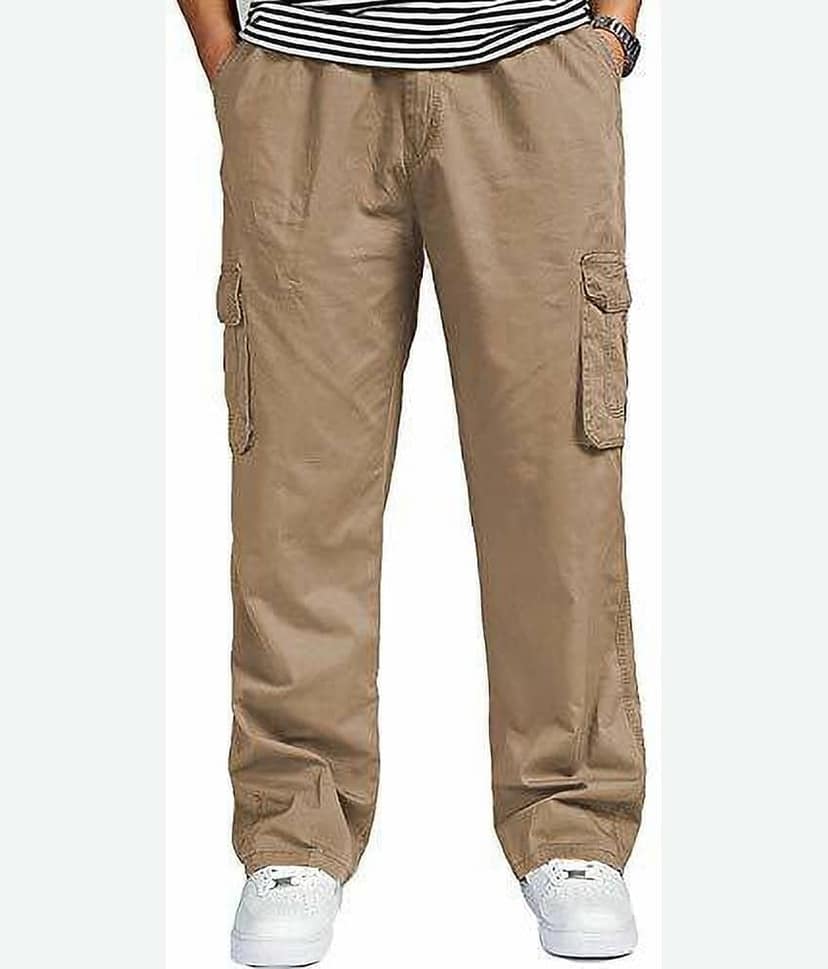 Reoutlook Regular Flat Men's Cargos - Black ( Pack of 1 )