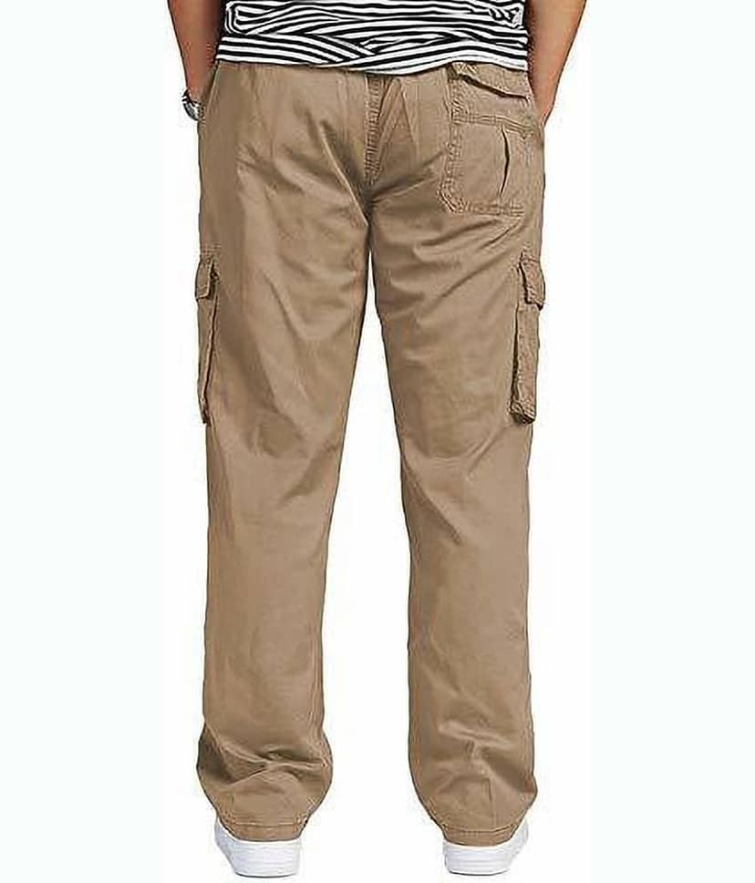 Reoutlook Regular Flat Men's Cargos - Black ( Pack of 1 ) view 2