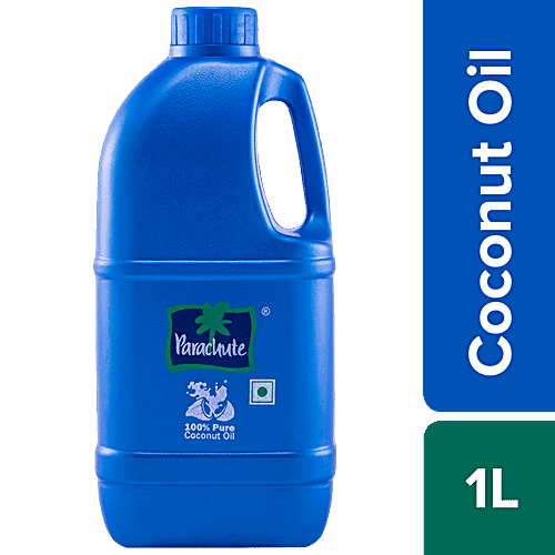 Parachute Coconut Oil - 100% Pure, 1 L Pet Jar