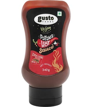 Gusto Foods Spicy Hot Chili Red Hot Dip Sauce 340 g