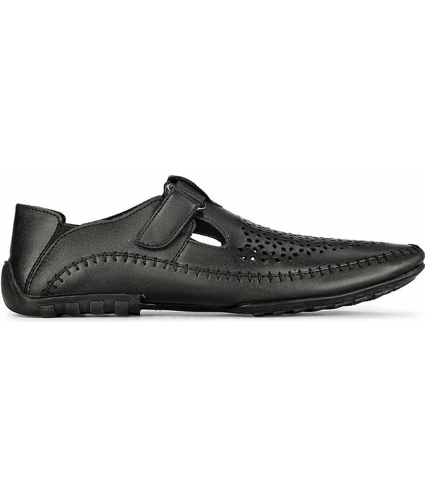 Bata - Black Men's Sandals view 2