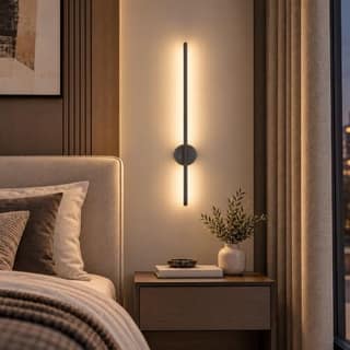 Murphy Aluminium LED (Wall Highlighter) - 12W, 3-in-1 Color Changing, Modern Black Finish Wall Sconce Light Pack