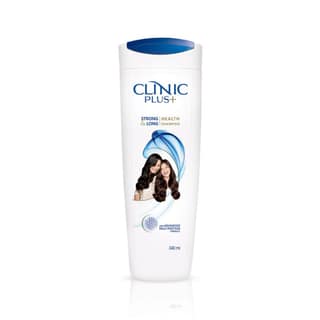 Clinic Plus Strong & Long Health Shampoo, With Milk Protein And Almond Oil For Hair Strengthening & Volume, 340 ml