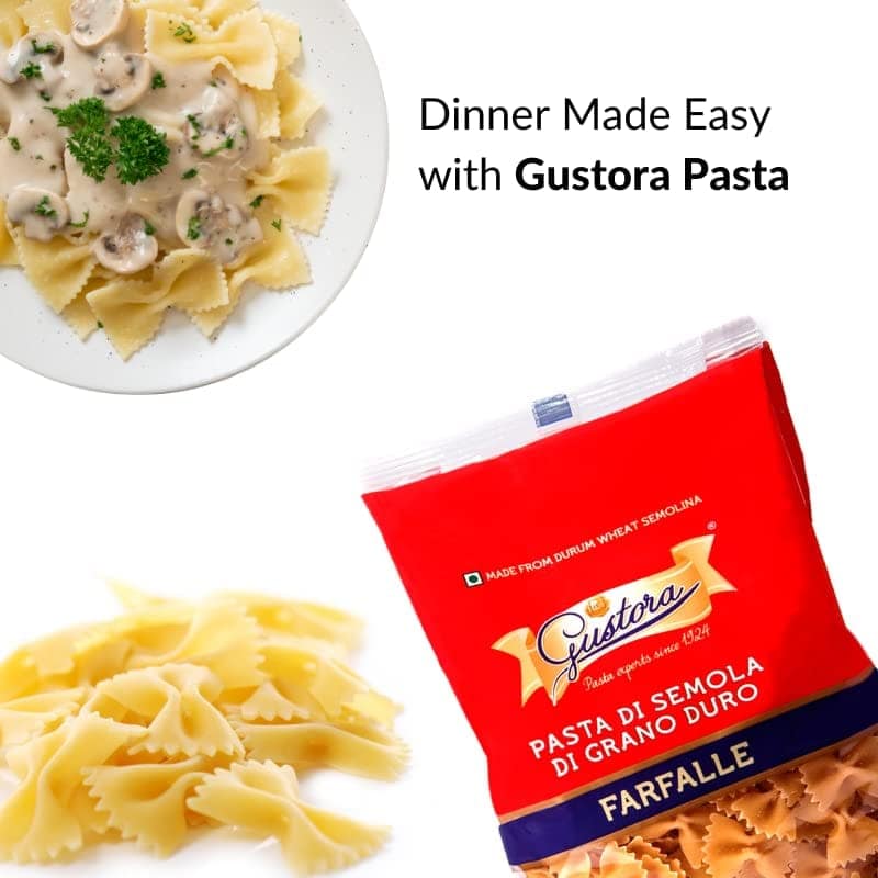 Gustora Farfalle Pasta - 500 view 4