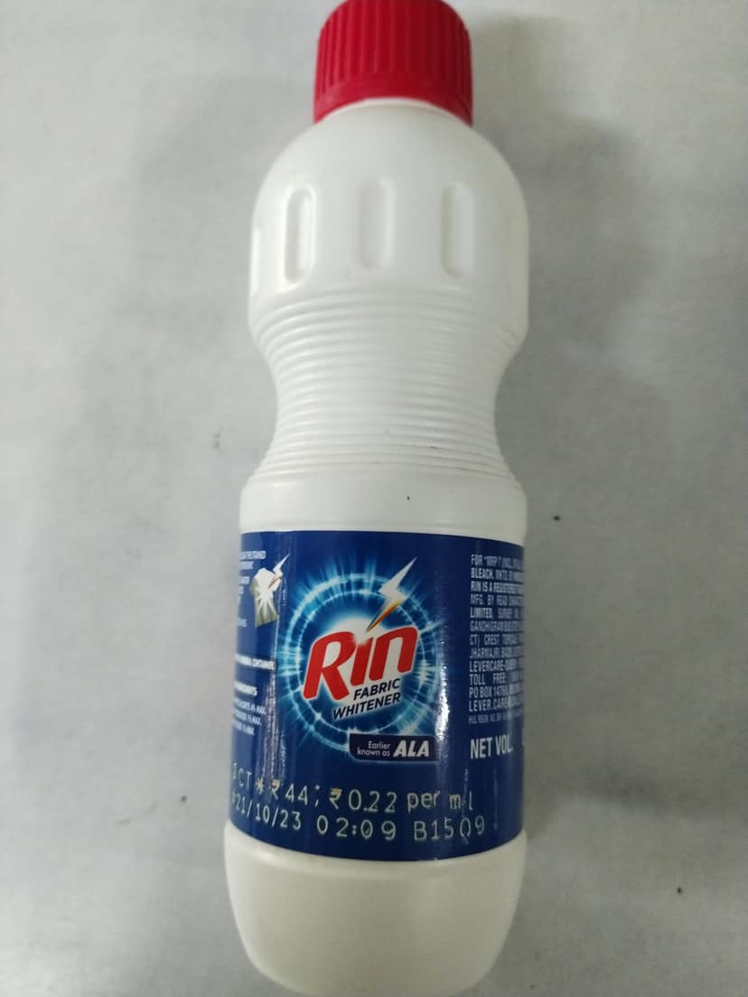 Rin fabric whitener ala liquid