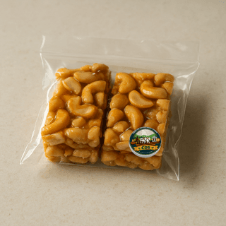 Chanda Department Store's cashew chikki