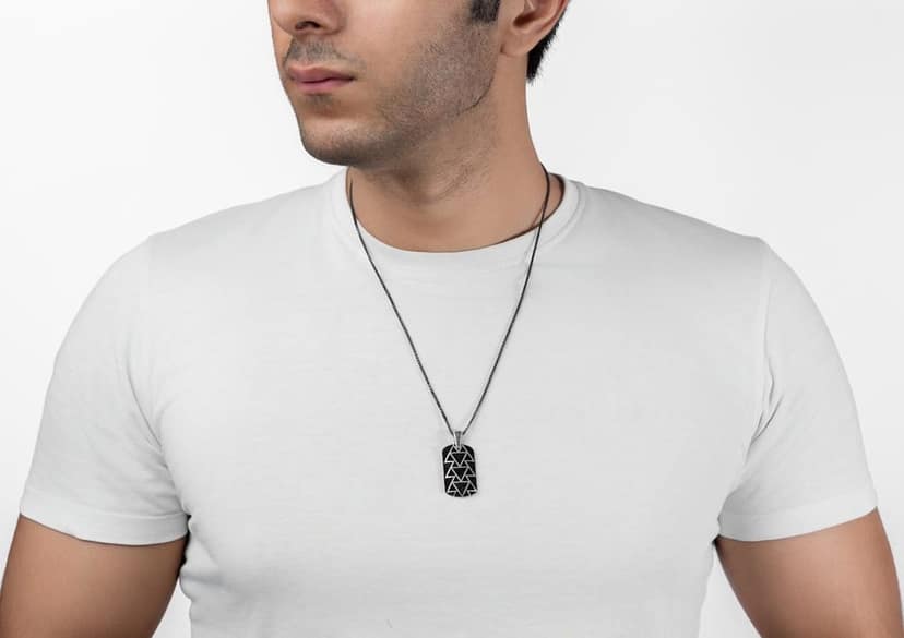 Dark Iced Dog Tag view 3