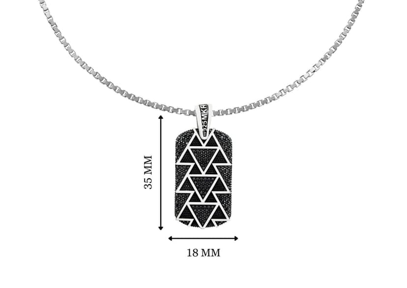 Dark Iced Dog Tag view 5