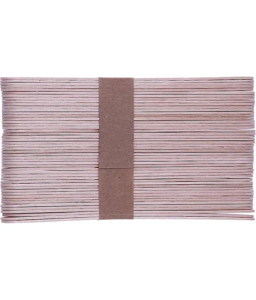 50pcs Wax Hair Removal Sticks Disposable Tongue Depressor Facial Mask Stick view 2