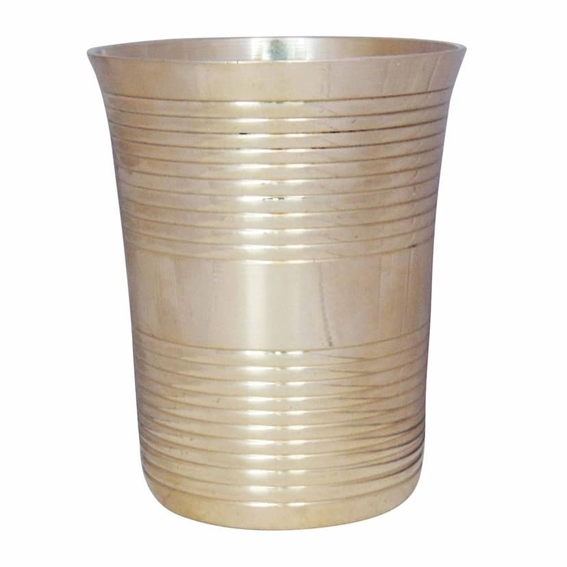 Pure Brass Glass, 270 ML (ZMAS289 D) view 2