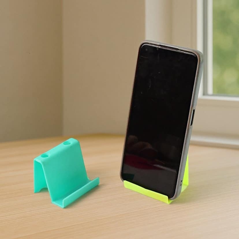 Multifunctional Plastic Mobile Phone Stand & Pen Holder (2 Pc & mix color) view 3
