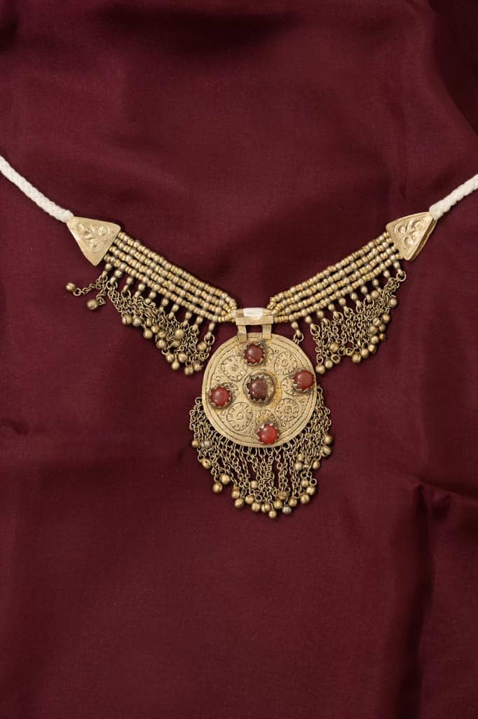 Afghani Chand Neckpiece view 2