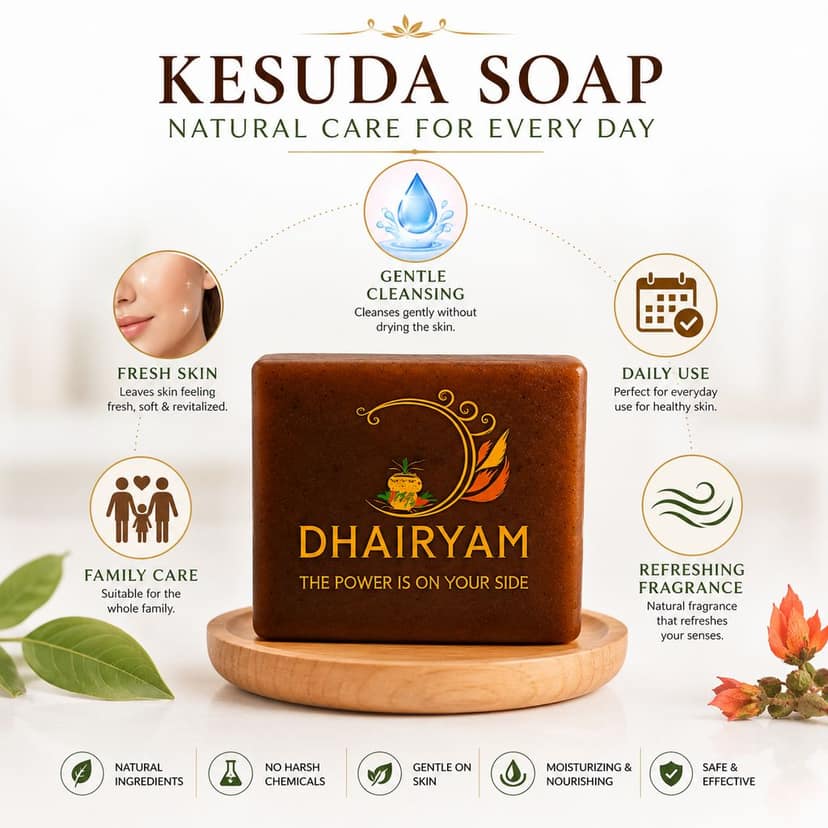 Dhairyam Palash Soap view 2