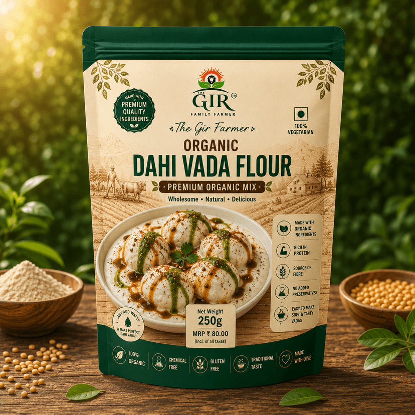Organic Dahi Vada Flour - Premium Organic Mix