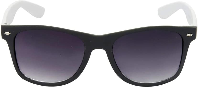 HRINKAR Men Pilot Sunglasses Grey & White Frame, Blue & Grey Lens (Medium) - Pack of 2 view 3