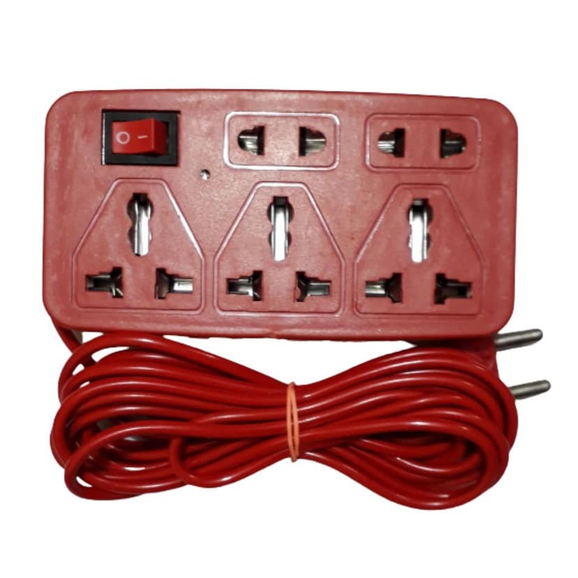 Extension Board 5IN1 with 3.33M Long Wire (Silcon) view 4