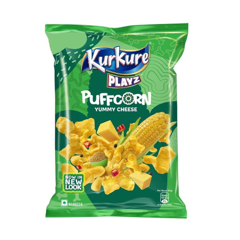 Kurkure Namkeen - Puffcorn (Yummy Cheese) 30 Gms