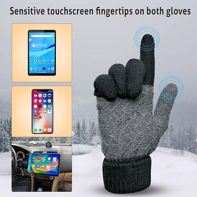 Winter Warm Touch Screen / Gym Workouts Full Finger Gloves view 2