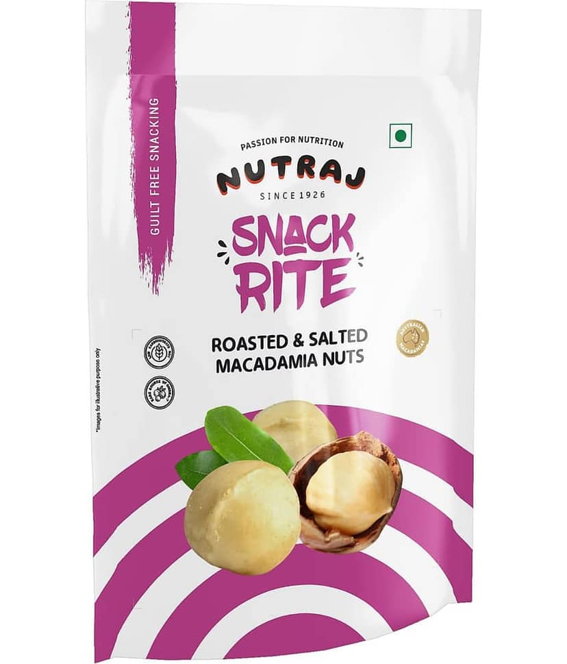 Nutraj Snackrite Roasted Salted Macadamia Nuts 100 g) view 2