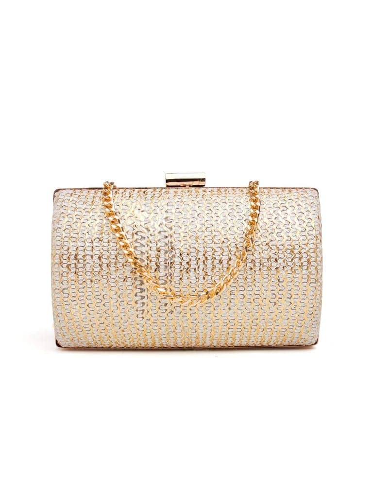 Vdesi Jute Sparkle Clutch