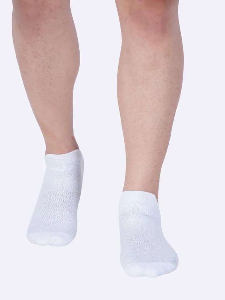 Sneaker Socks for Men and Women - White view 2