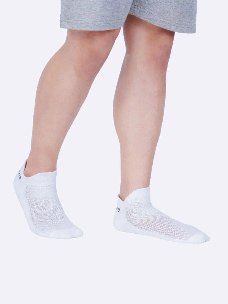 Sneaker Socks for Men and Women - White view 3