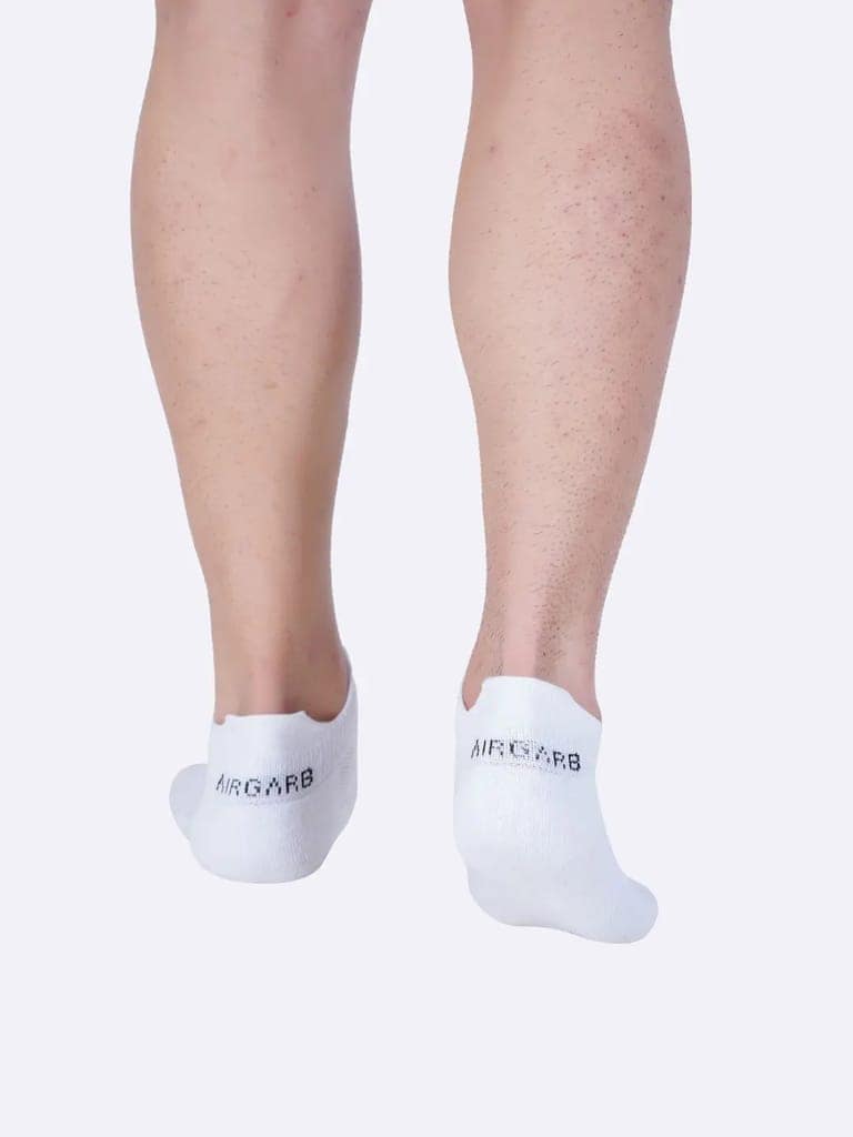 Sneaker Socks for Men and Women - White view 4