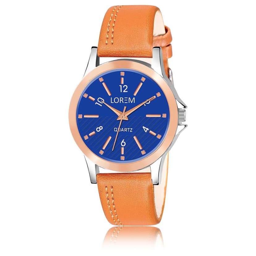 LOREM Classic Style Dial Analog Watch for Women-UF