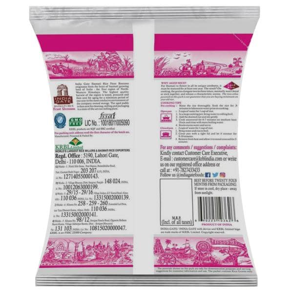 India Gate Feast Rozzana Basmati Rice 1 Kg view 2