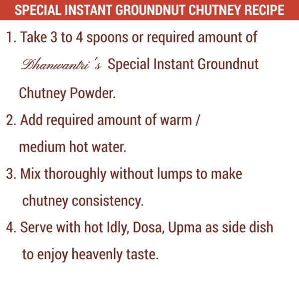 Instant Groundnut Chutney 100 Gms view 3