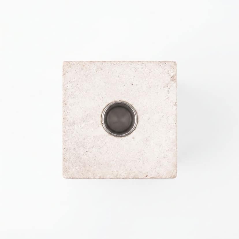 MARBLE GEOMETRIC TWISTED VASE view 4
