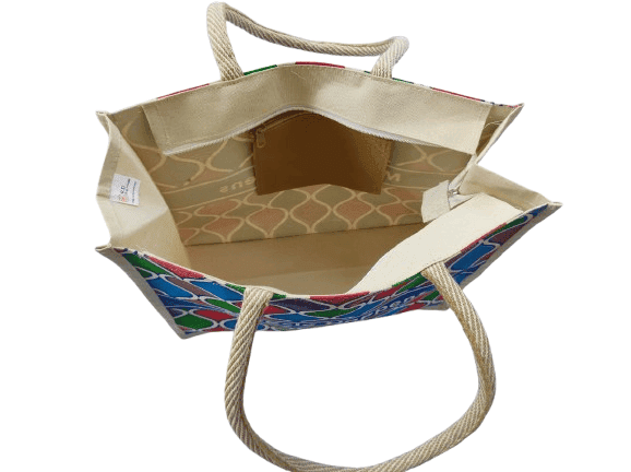 Miracle Happens Printed Jute Bag view 3